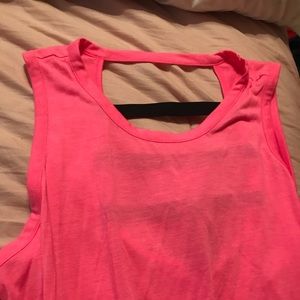 Pink work out tank top